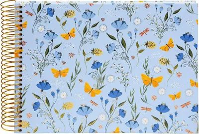 Produktbild von Goldbuch Spiralalbum Secret Garden Blau 23x17 cm