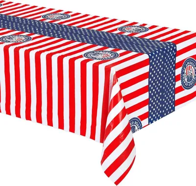Obrázek produktu pro ubrus USA 130 x 180 cm červený/bílý/modrý