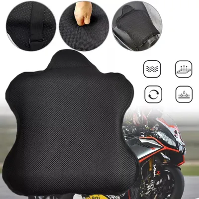 Produktbild von Universal Motorrad Gel Sitzkissen Sitzpolster Sitzbank Kissen Komfortkissen Pad