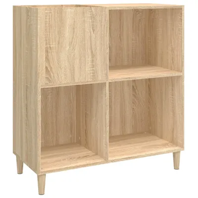 Immagine prodotto di Mobile Porta Dischi Rovere Sonoma 84,5x38x89 Legno Multistrato