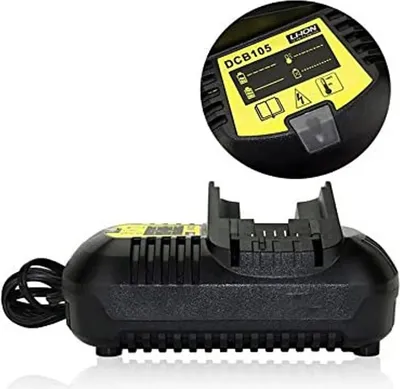 Image de Batterie de rechange 10,8 V, 14,4 V, 18 V Chargeur pour outils électriques 1,5 Ah ou 3 Ah Remplacement pour Dewalt DCB180 / DCB181 / DCB182
