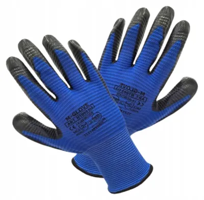 Produktbild von M-Glove N1003 Nitril Schutz Arbeitshandschuhe Größe L