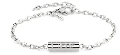 Immagine prodotto di Catena e bracciale in acciaio inossidabile con ciondolo a forma di cuore con la scritta "Liebe"