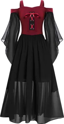 A dress displayed on a white background.