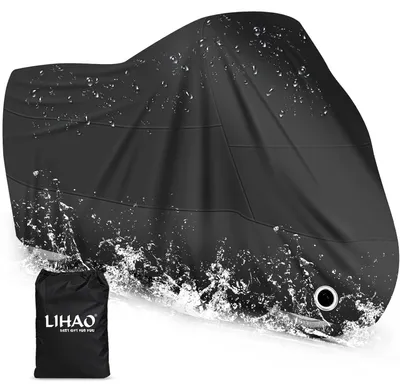 Produktbild von Motorabdeckplane Motorradabdeckung Motorrollerabdeckung - 245 x 105 x 125 cm - 190T Polyester - Wasserdicht - Mit Aufbewahrungstasche