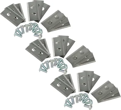 Produktbild von vhbw 27x Ersatz-Messer kompatibel mit Worx Landroid M 500B WG755E, M500 WG754E, M800 WG790E.1, M M1000, M M500 Rasenmäher - Ersatzklinge Silber, Stahl