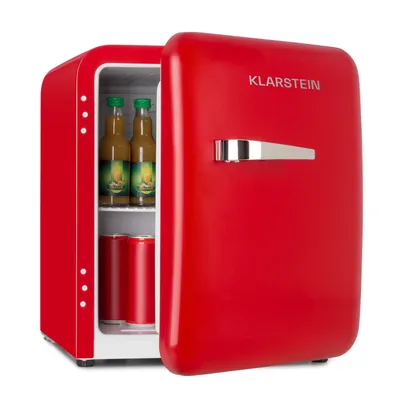 Obrázek produktu pro Klarstein Mini chladnička, 48 l, malá, tichá chladnička do kanceláře, 0–10 °C