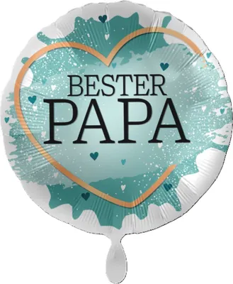 Produktbild von 18"/Ø43cm Folienballon  "Bester Papa"