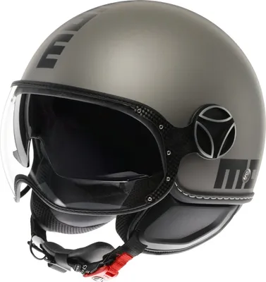 Produktbild von Momo Design Fgtr Evo Jethelm Schwarz M Schwarz M