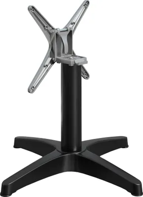 Produktbild von BARCELONA | Bistro Lounge Tischgestell | Höhe: 40 cm | Fuß: Ø 66 cm | Schwarz | Klappbar | Gastro Tischgestell