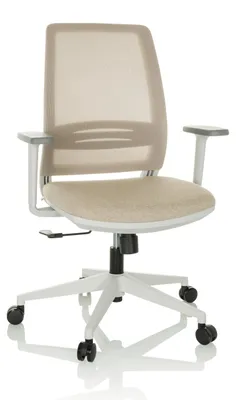 Obrázok produktu pre hjh OFFICE Home Office Kancelárska stolička PROFONDO ECO W Kancelárska stolička s podrúčkami Tkanina / sieťovina Otočná stolička