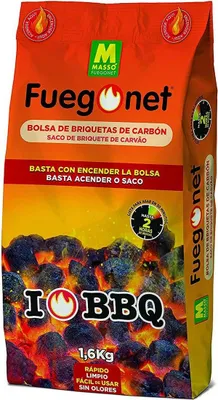 Obrázek produktu pro Sáček na dřevěné uhlí Massó instant 1,5 Kg