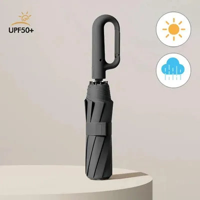 Obrázek produktu pro Deštník, automatické otevírání, ochrana proti UV záření, materiál: železo, model: 10K, barva: černá