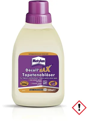 Zdjęcie produktu dla Metylan Aktywny zmywacz do tapet Wysoce skuteczny Biodegradowalny 500ml