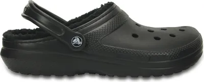 Image de crocs Classic Lined Clog Noir / Noir Croslite/textile : 48-49 : Normal Taille : 48-49 Largeur : Normal