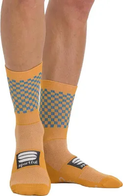 Image de Sportful Checkmate Half Chaussettes longues Jaune EU 35-38 Femme Jaune EU 35-38