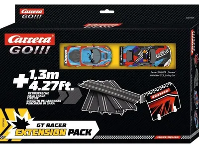 Image de Circuit de Voiture Extension Set, Carrera GO!!!, 2 Voitures GT Racer, Échelle 1:43, Dès 6 Ans