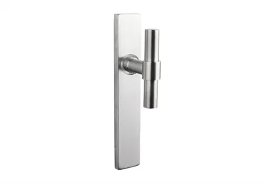 Immagine prodotto di Maniglia per porta Lavuzo Pesaro in acciaio inox con piastra rettangolare - per set
