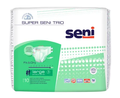 Produktbild von Windelhosen Super Seni Trio 10 Stück L