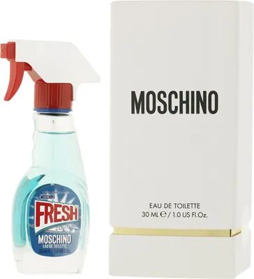 Produktbild von Moschino Fresh Couture, Frauen, 30 ml, Nicht nachfüllbare Flasche, Bergamotte, Mandarine, Canangabaum, Duftblüten, Pfingstrose, Himbeere, Ambrox, Patschuli, Holz
