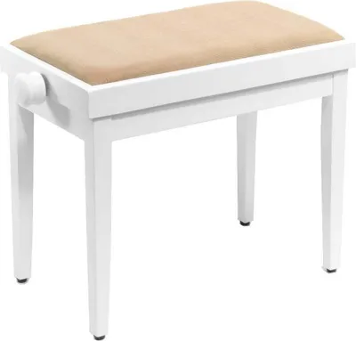 Zdjęcie produktu dla Pianonova SG 801 Drewniany stołek do fortepianu White