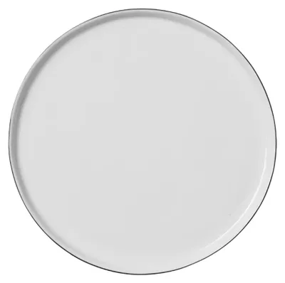 Immagine prodotto di Broste Copenhagen, piatto per il diametro 28 cm, bianco con bordo nero