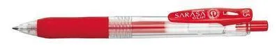 Produktbild von Gelstift "Sarasa Clip", rot, 0,33 mm, Druckmechanik, ZEBRA 46730