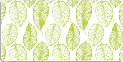 Produktbild von Schreibtischmatte Tischunterlage 120x60 cm Mauspad - Grüne Blätter