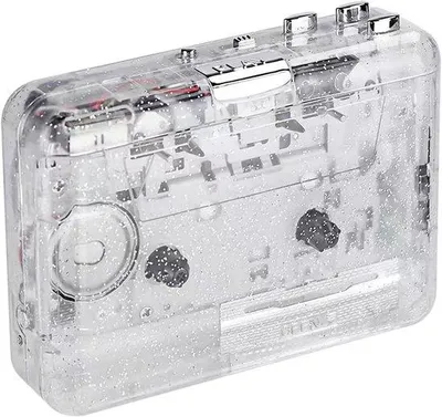 Productafbeelding van Draagbare USB Cassettespeler met MP3 Converter - Transparant