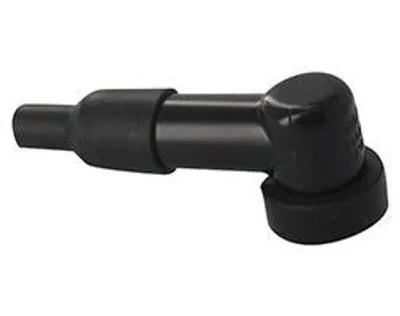 Image de Antiparasite / Connecteur De Bougie Universel D'origine Ngk 90° En Résine Phélonique - Lc05efk- Résistance: 5 Kohm, Pour Bougie