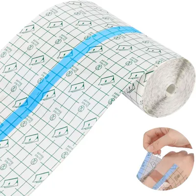 Productafbeelding van Tattoofolie, 15 cm x 5 meter, waterdicht, transparant, wondfolie voor nazorg