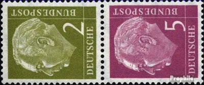 Produktbild von Briefmarken BRD (BR.Deutschland) 1955 Mi S17 postfrisch