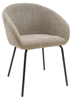 Produktbild von Kick Collection Esszimmerstuhl Brent - Taupe - Textur Stoff - Erhältlich in vielen Farben