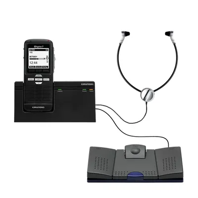 Produktbild von Grundig Digta 7 Stand-alone Kit digitales Diktiergerät - Recorder - 1.500 min