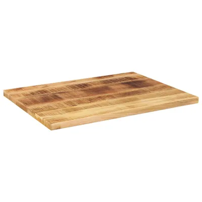 Immagine prodotto di Piano per Tavolo 80x60x3,8 cm Rettangolare Legno Mango Grezzo