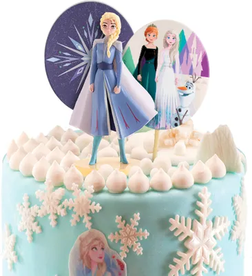 Produktbild von Elsa Eiskönigin Frozen 2 - Disney Geburtstags Kit von Dekora Figur und Stecker