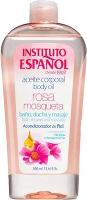 Produktbild von Instituto Español Rosehip Body Oil, Öl, Elastizität, Kräftigend, Belebed, 400 ml, Flasche, Paraffinum liquidum, Parfum (fragrance), Rosa moschata seed oil, Isopropyl palmitate, Ascorbyl..., 1 Stück(e)