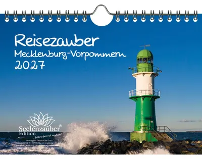 Produktbild von Reisezauber Mecklenburg-Vorpommern DIN A5 Kalender für 2027 Städte Bundesland Menschen - Seelenzauber