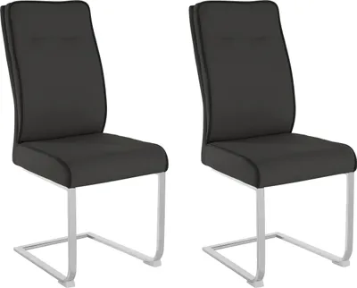 Produktbild von Carry | Esszimmerstuhl in Anthrazit, 2er-Pack