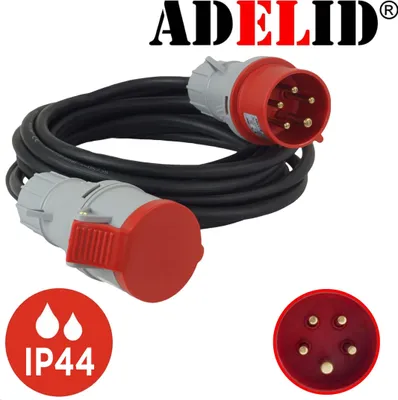 Produktbild von 20m CEE Starkstromkabel 16A 5x2,5mm² Verlängerungskabel Gummikabel H05RR-F IP44