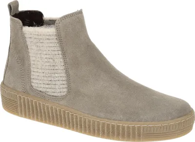 Produktbild von Gabor Fashion Damen-Stiefelette Quarz-Beige-Grau, Farbe:beige/schlamm, UK Größe:81/2