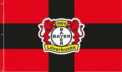 Produktbild von Bayer 04 Leverkusen Hissfahne Kreuz rot schwarz