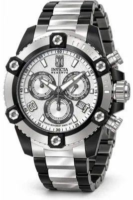Produktbild von Invicta Jason Taylor 51283 Herrenuhr - Quarzwerk - Edelstahl mit silbernem Zifferblatt - 50 mm