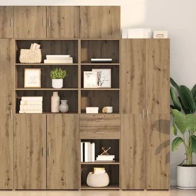 Obrázek produktu pro vidaXL Highboard Artisan dub 50 x 42,5 x 225 cm Materiál na bázi dřeva