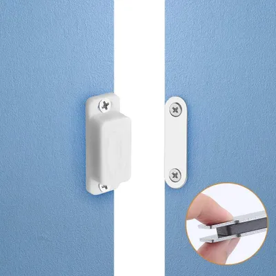 Produktbild von 12 Stück magnetische Schranktürschließer - Nachhaltige Magnetverriegelungen für Küchenschränke und Möbel
