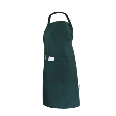 Produktbild von Viamart® - Professionelle Küchenschürze - Kochschürze - Grillschürze - Verstellbar - Gastronomiequalität - 3 Taschen - Bei 60°C waschbar - Grün