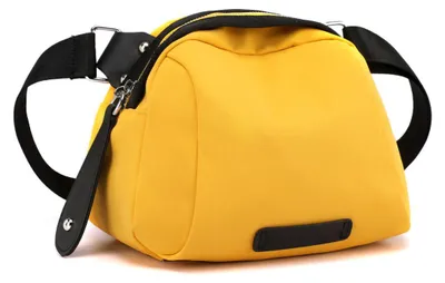 Obrázek produktu pro Taška přes rameno, jednoduchá a elegantní, z měkkého nylonu, s velkou kapacitou, dámská taška na volný čas, žlutá