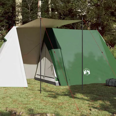 Produktbild von vidaXL Campingzelt 3 Personen Grün Wasserfest