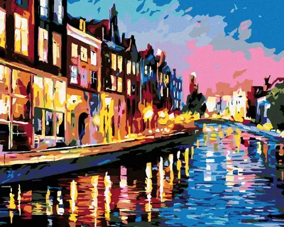 Produktbild von Zuty - Malen nach Zahlen - NACHT IN VENEDIG, 40x50 cm, mit Keilrahmen (bereits gespannt)