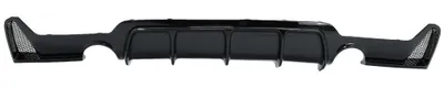 Image de Diffuseur pour BMW 4 F32 F33 F36 2013-2019, style M, double sortie, noir brillant.